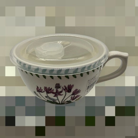 Port Meiron Botanic Garden Jumbo Cup with Lid 20 Oz Cyclamen Motif Drinkware - Picture 7 of 14